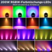 mh200 200W RGBW COB Moving Head