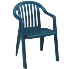 S010 PVC Stoel ( blauw )